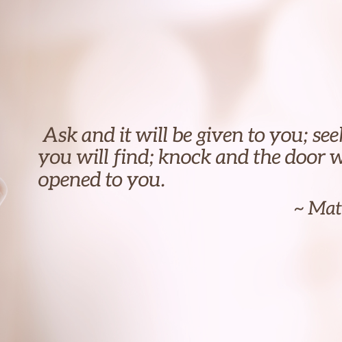 Have You Asked God for It?