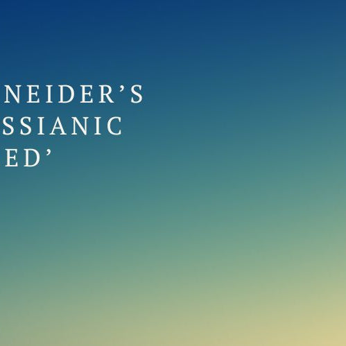 Rabbi Kirt A. Schneider’s latest book, ‘Messianic Prophecy Revealed’